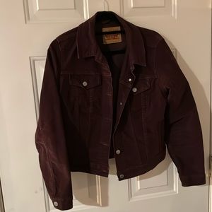 Purple Levi’s denim jacket